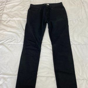 Topman 34 x 30 Black Skinny Jeans